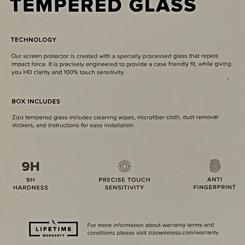 Zizo Tempered Glass Screen Protector Nokia 3.1C Brand New